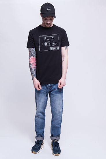 Футболка ЗАПОРОЖЕЦ Skate Deep Black