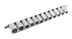 Набор головок 12пр. 1/2''6гр.(10-19,22,24мм), на планке Forsage F-4121-5