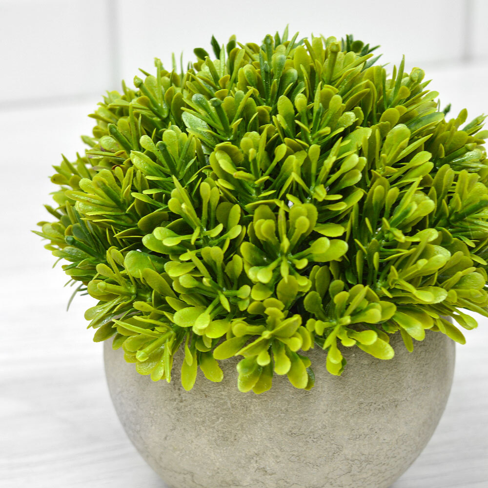 Цветы искусственные в кашпо 13*9см, полистоун, PVC, NNCBG5