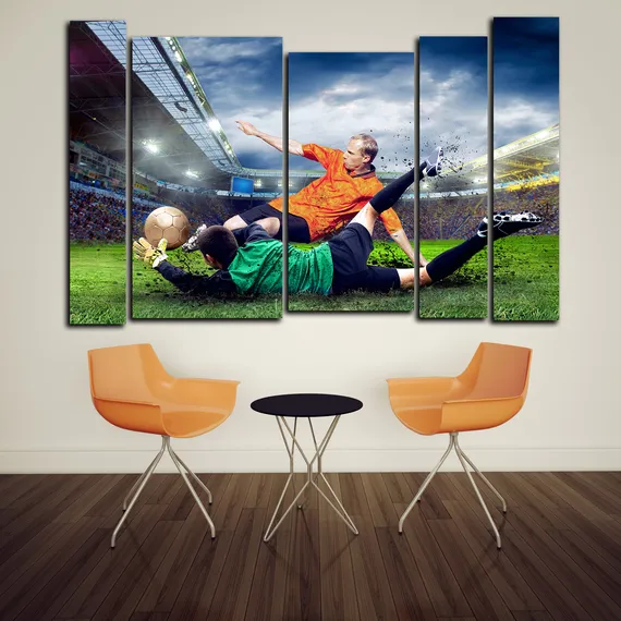 Модульная картина "Выход один на один"