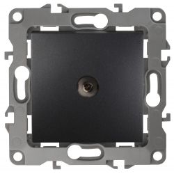 12-3101-05 ЭРА Розетка TV одиночная, IP20, Эра12, антрацит