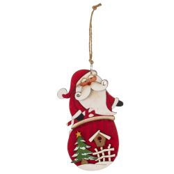 GAEM Изделие декоративное подвесное "Дед Мороз", L10 W0,5 H13 см, 4в.