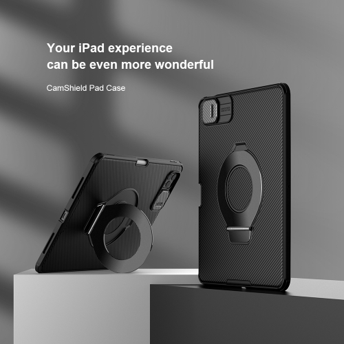 Чехол книжка с встроенной подставкой-магнитом от Nillkin для iPad Pro 13 с 2024 года, серия CamShield Pad Case