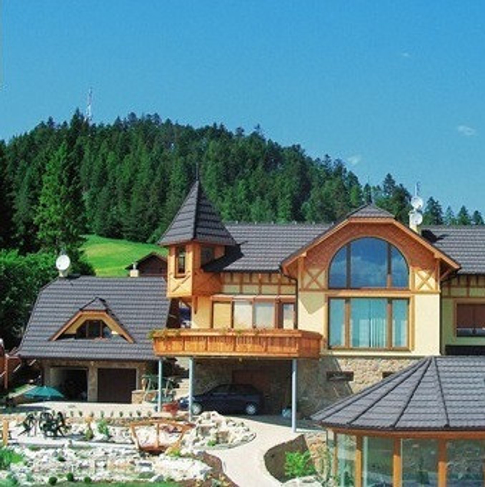 Черепица композитная Metrotile Metroroman серая