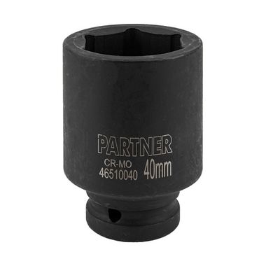 Головка ударная глубокая 40мм (6гр),3/4'' Partner PA-46510040