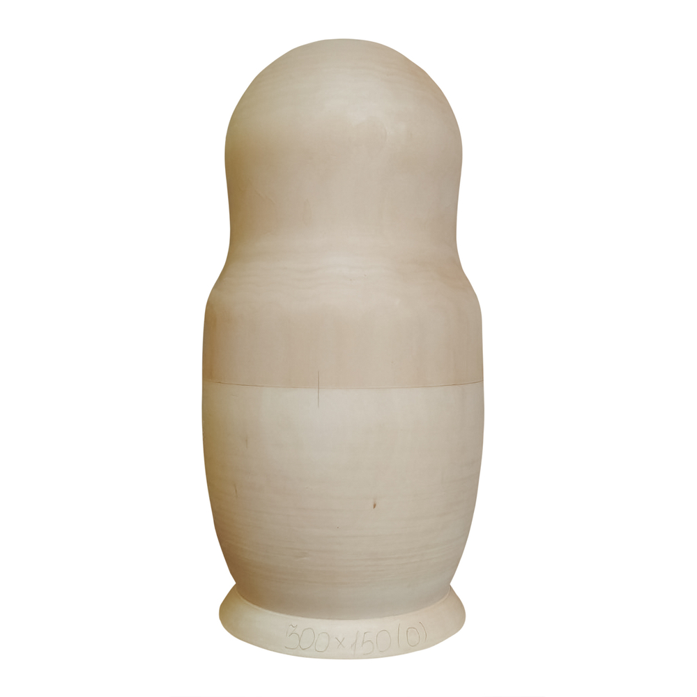 Матрешка 300*d150мм пустотелая, деревянная заготовка