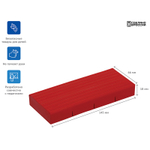 Пластилин Гамма "Классический", алый, 250г