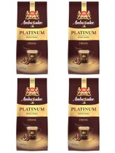 Кофе в зернах Ambassador Platinum Crema 200 г x 4 шт