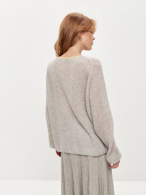 Кашемировый пуловер