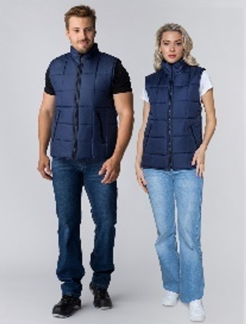 Жилет утепленный Офис (тк.Дюспо), т.синий