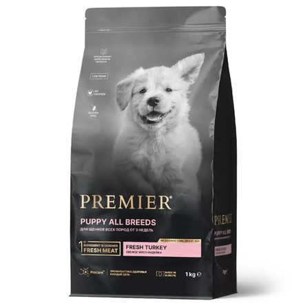 Сухой корм PREMIER Puppy для щенков с индейкой