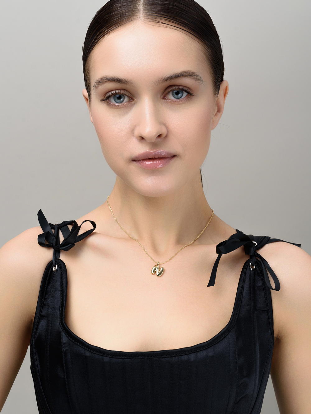 Колье "Simple words N" Gold