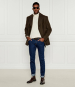 Кожаное челси Theon BOSS BLACK - коричневый(50529228)