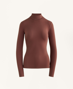 Oysho Термофутболка с длинным рукавом, терракотовый