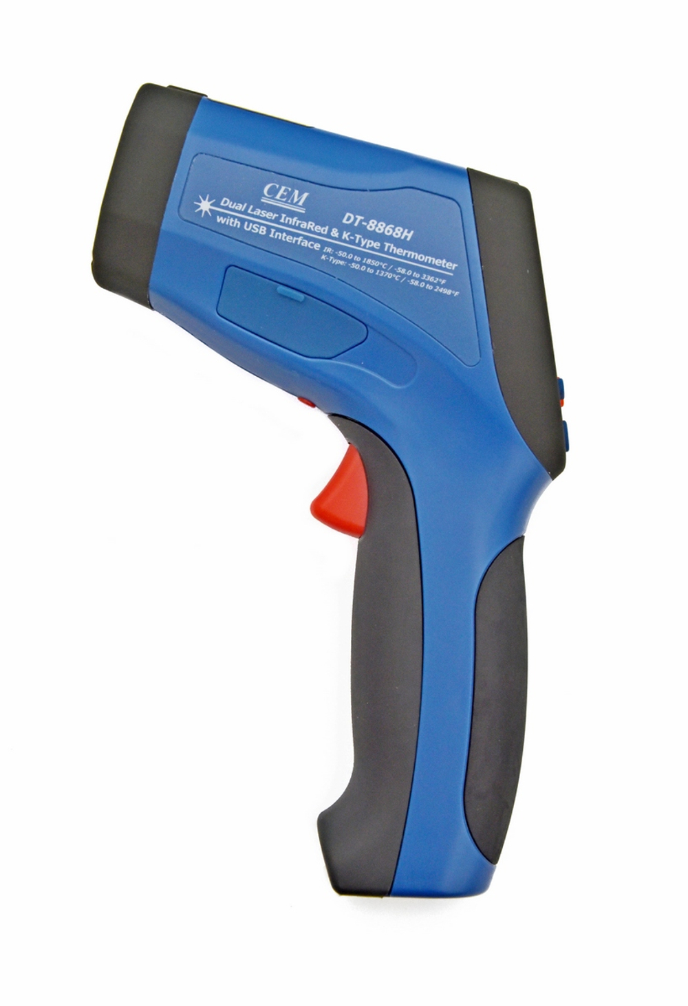 Профессиональный инфракрасный термометр (пирометр) СЕМ DT-8868H