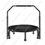 Каркасный батут, с П-образной ручкой, диаметр 4 фт, черный