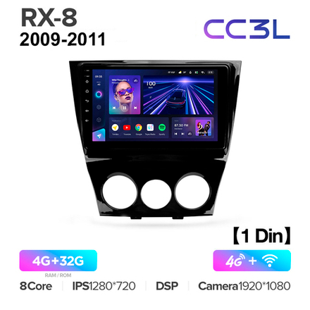 Teyes CC3L 9"для Mazda RX-8 SE 2009-2011