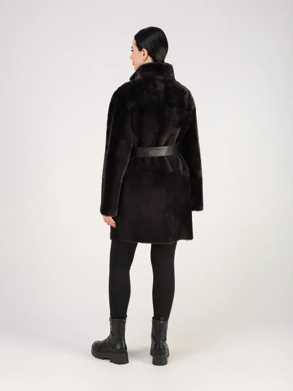 Дубленка зимняя шуба натуральная двухсторонняя