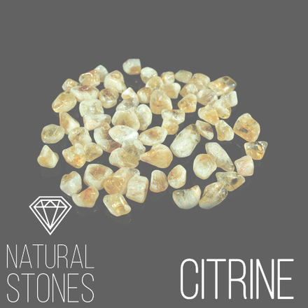 Натуральный цитрин Citrine, 10-20мм, 100гр