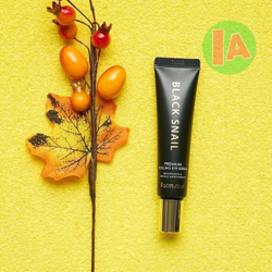 FarmStay Антивозрастная сыворотка для кожи вокруг глаз с муцином улитки Black Snail Premium Rolling Eye Serum 25 мл.
