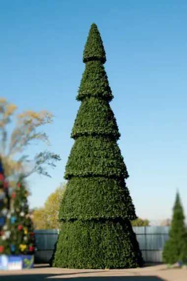 Уличная елка сегментная Сибирская зеленая 26 м., каркасная, ПВХ, Green Trees (GT26SIBPVC)