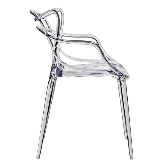 Комплект из 4 стульев Masters, прозрачный