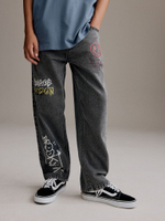 Джинсы для мальчика Next B30-829, Темно-серый