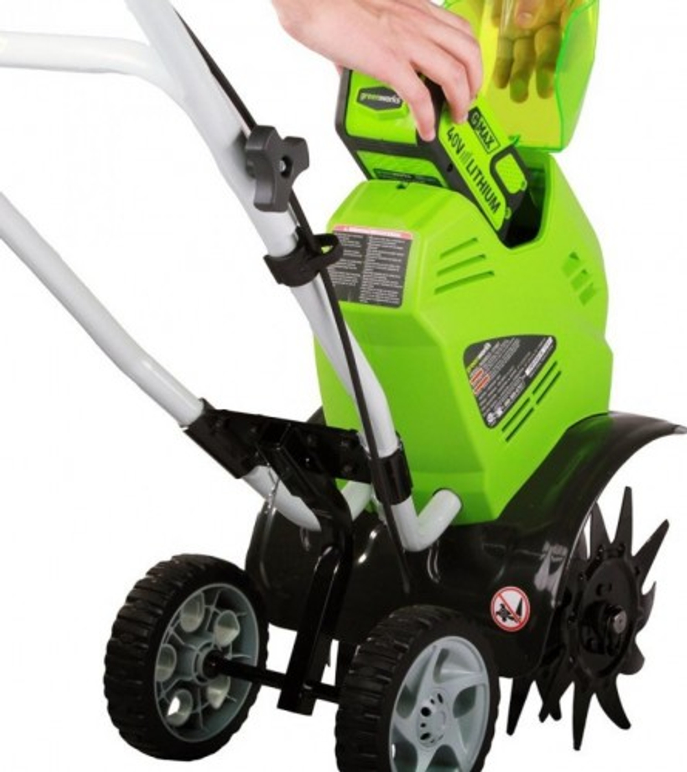 Культиватор аккумуляторный GREENWORKS G40TL 40V, без АКБ и ЗУ 27087