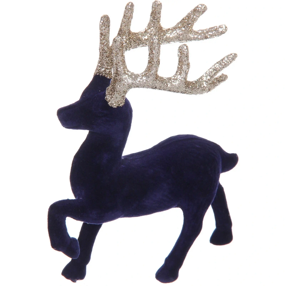 Фигурка новогодняя «Зимний олень» 9.5*4.5*12 см, Сапфир