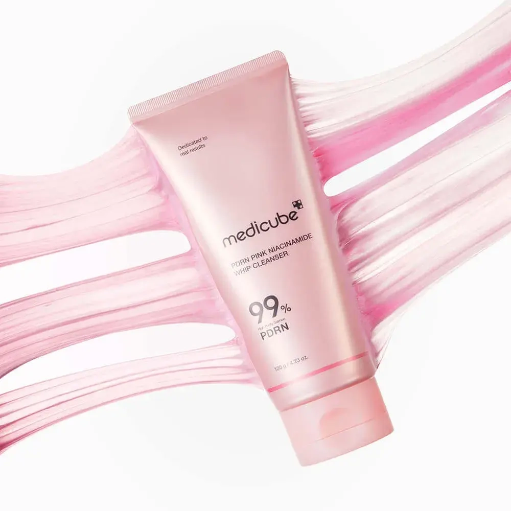 MEDICUBE Пенка очищающая PDRN Pink Niacinemide Whip Cleanser (120 г)