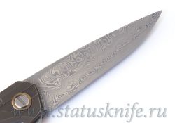 Нож Широгоров 111 TiBr Damascus Custom Divisionфотография - 8