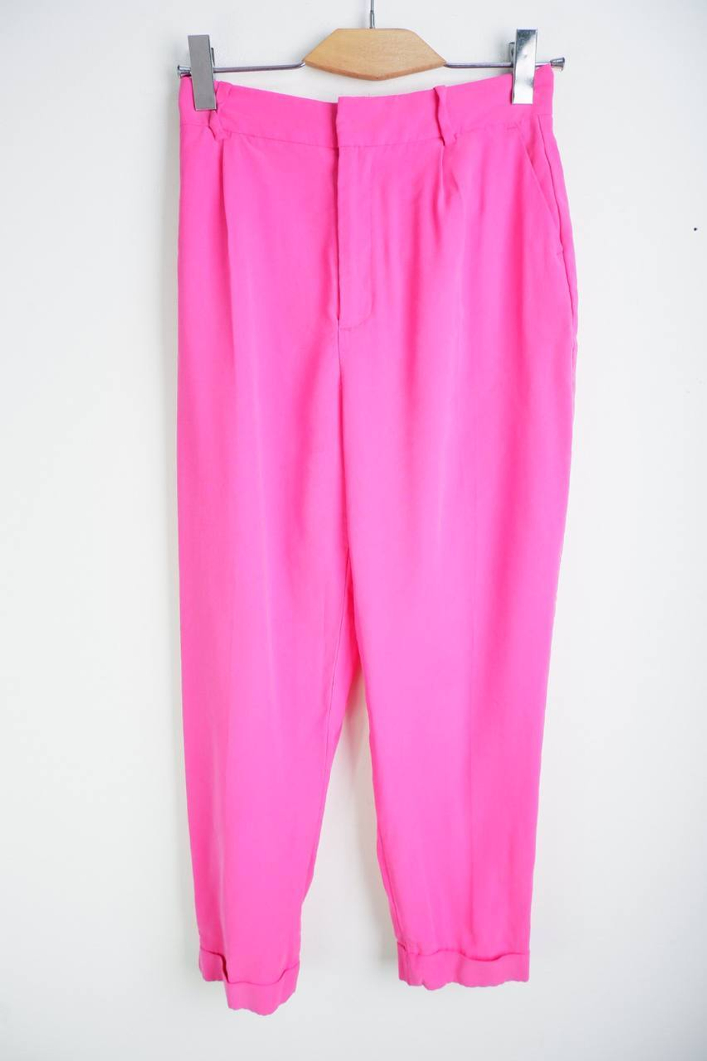 Брюки Zara в летнем цвете, маркировка S, визуально на 44 размер