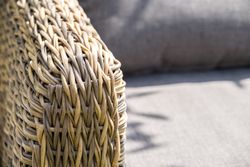 "Кальяри" лаунж-зона из искусственного ротанга (гиацинт), цвет соломенный