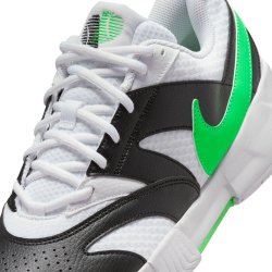 Мужские кроссовки теннисные Nike Court Lite 4 - white/poison green/black