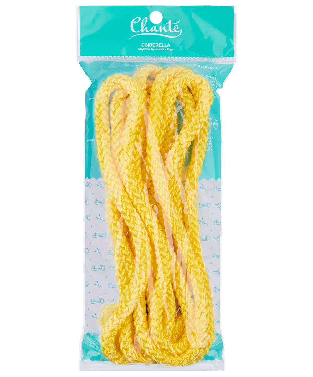 Нейлоновая скакалка для художественной гимнастики Cinderella Yellow, 3м