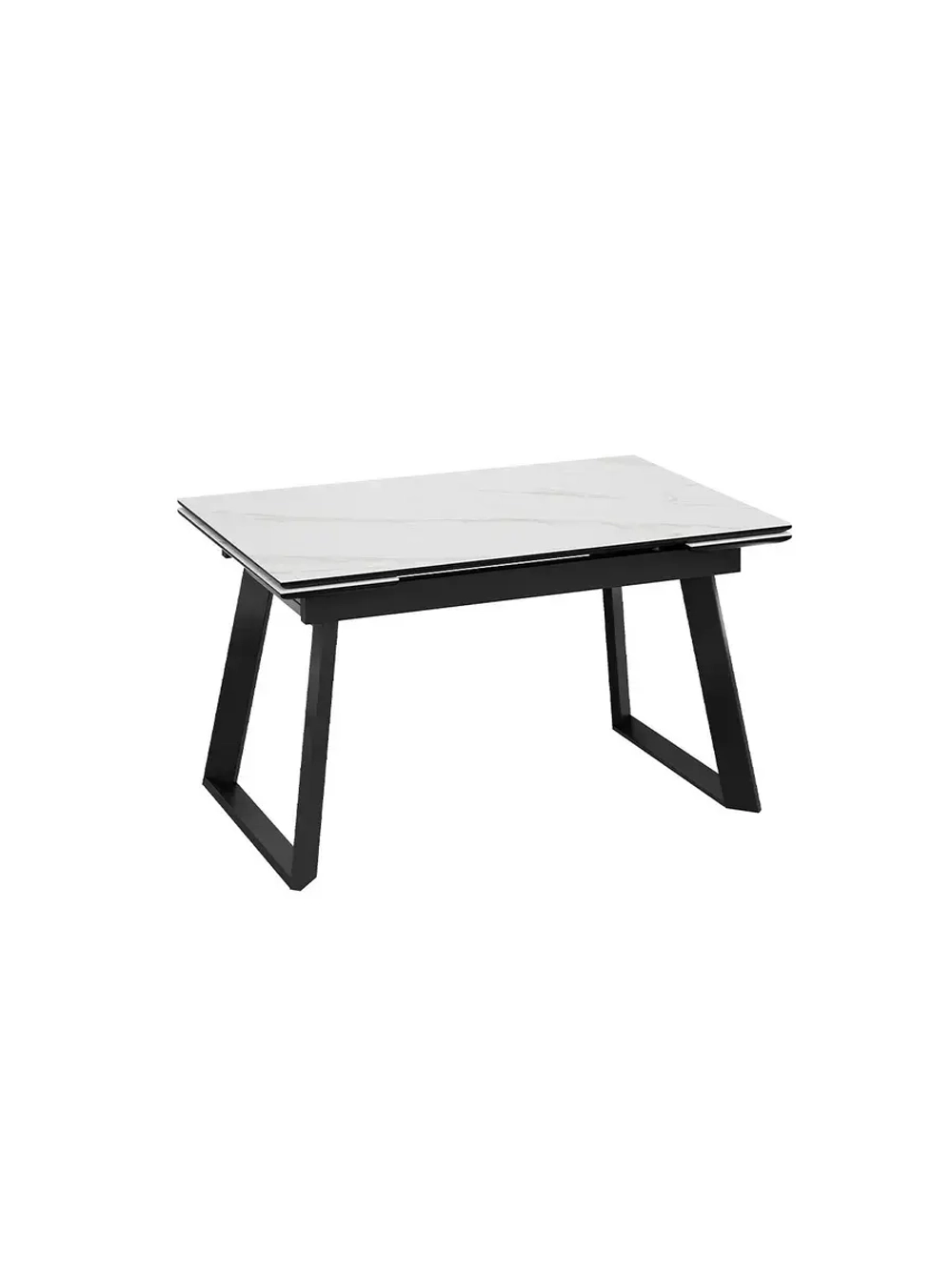 Стол кухонный Черный муар мрамор 140(200)х85х77 см
