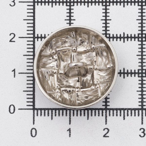 Пуговицы металл на ножке 36L=23 мм, M.Silver (матовый серебристый), 10 шт, MP03