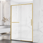 Душевая дверь Slim Soft VDS-1SS130CLG, 1300, брашированное золото, стекло прозрачное