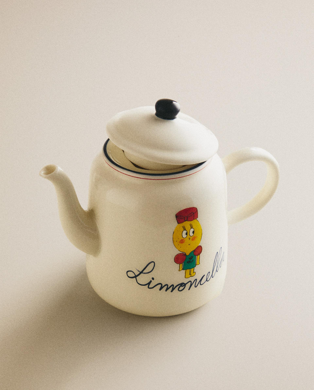 Zara Home заварочный чайник из фарфора, цвет разноцветный, 5 см