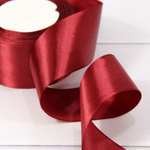 Лента Атласная 5см х 28м Сатин (Красный)