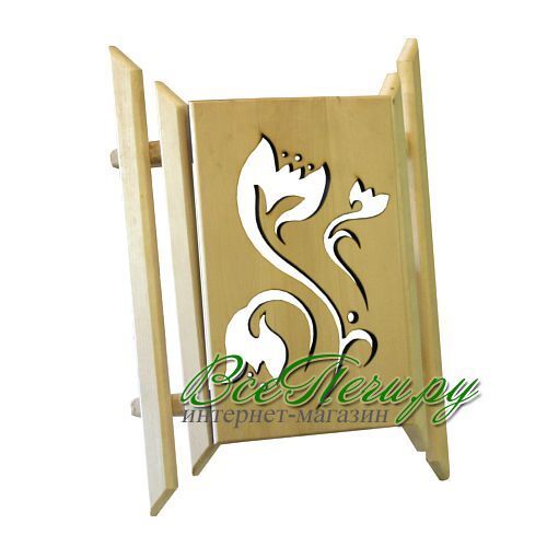 Абажур настенный липа "Цветок" Ш-192