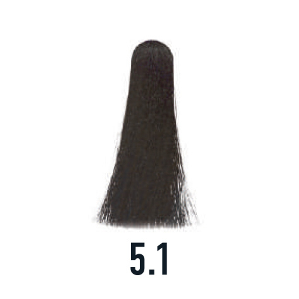 5.1 крем-краска ICE Permanent светло-каштановый пепельный - 100 мл.