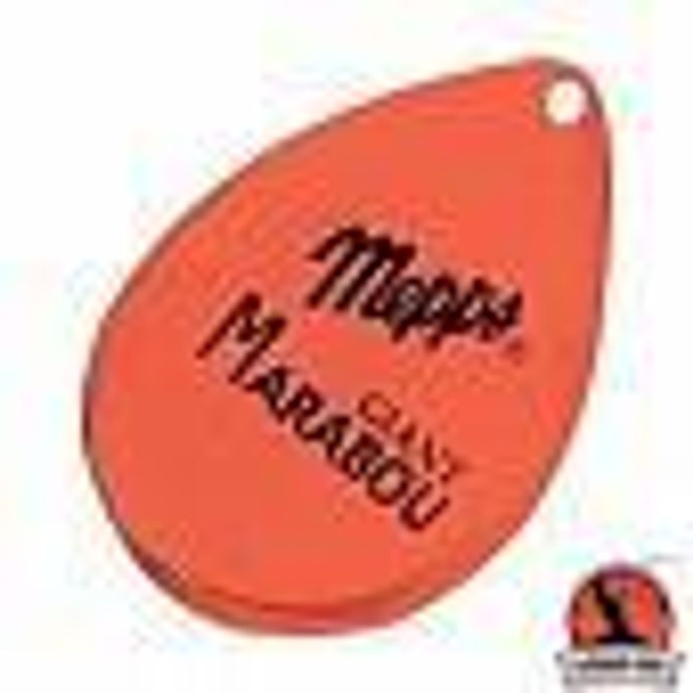 Блесна вращ. Mepps GIANT MARABOU Copper/Red (блистер)