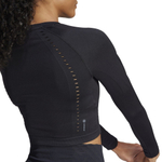 Баскетбольная женская футболка adidas Aeroknit Long Sleeve Tee Black