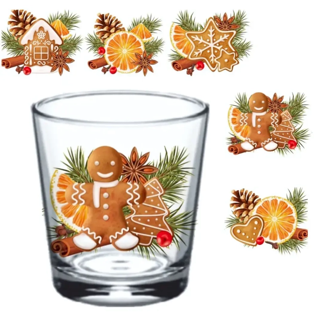 Стакан 250мл «Со вкусом праздника» 5 видов