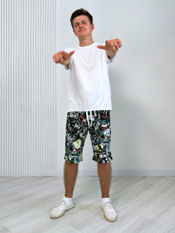 Шорты для мальчика подростковые "Буквы"