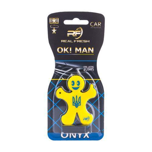 ОСВЕЖИТЕЛЬ ВОЗДУХА REAL FRESH OK! MAN PREMIUM ONYX