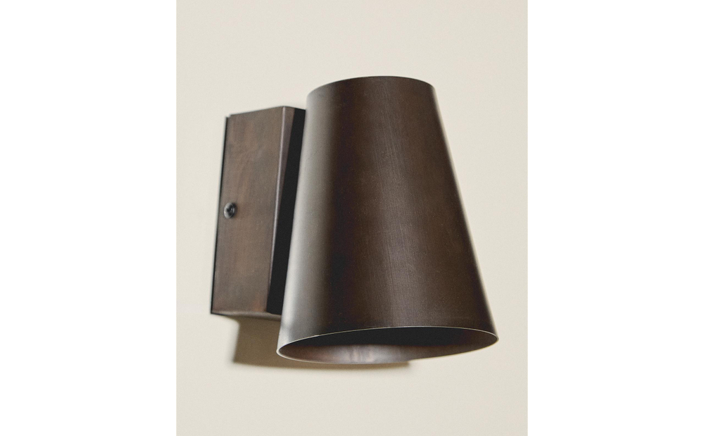 Zara Home Настенный светильник, цвет кирпичный, 12 см