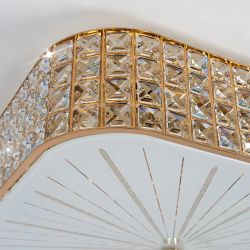 Citilux Портал CL324282 Люстра хрустальная Золото