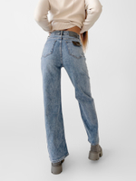 Джинсы LTBI 9288 однотонные прямые со стрейчем